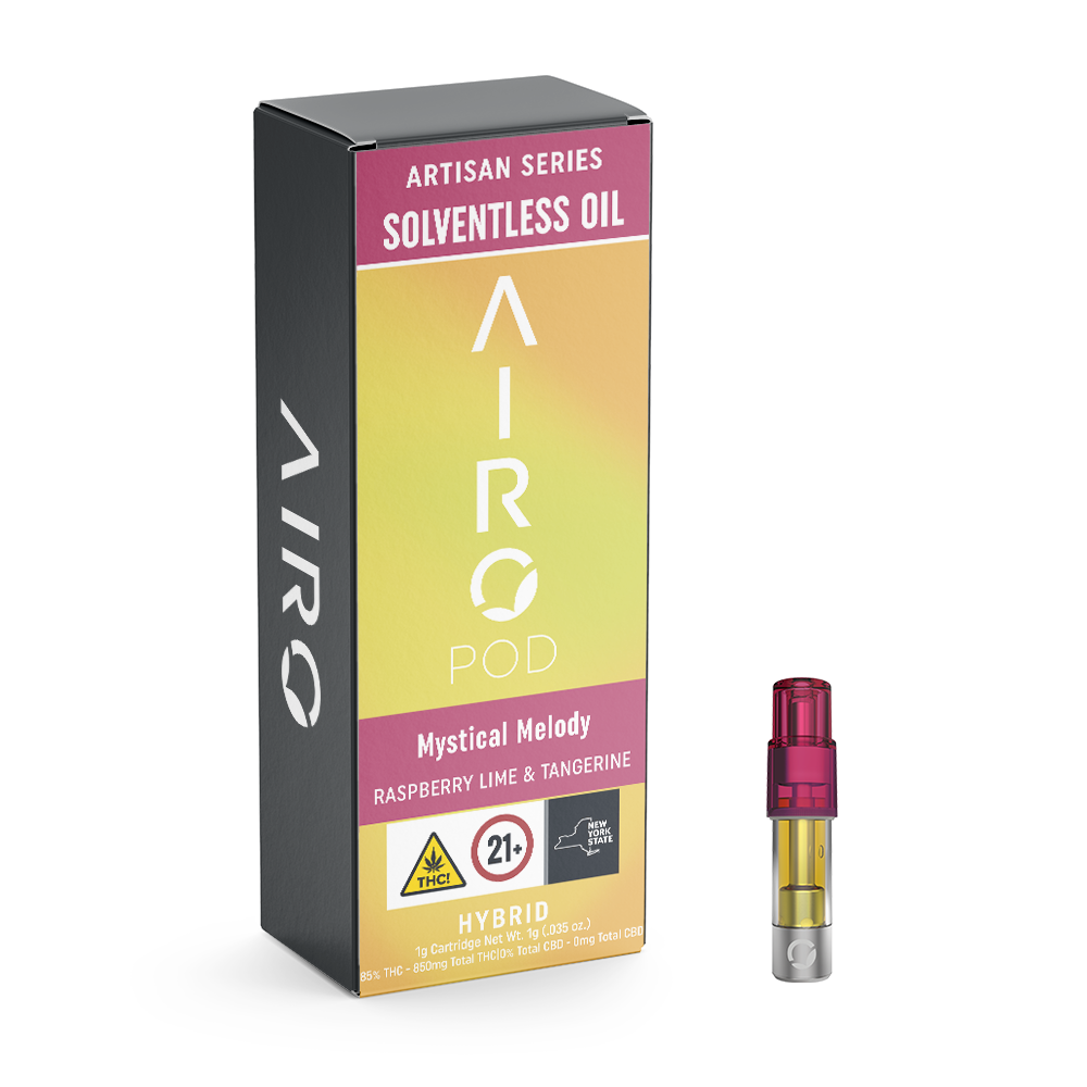 Photograph of product: Mystical Melody | Solventless AiroPod Cartridge