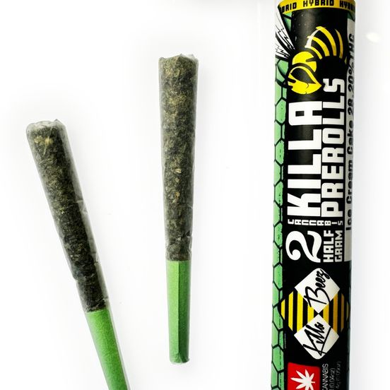 Photograph of product: Killa Beez Pre Roll: Blue Nerdz - 