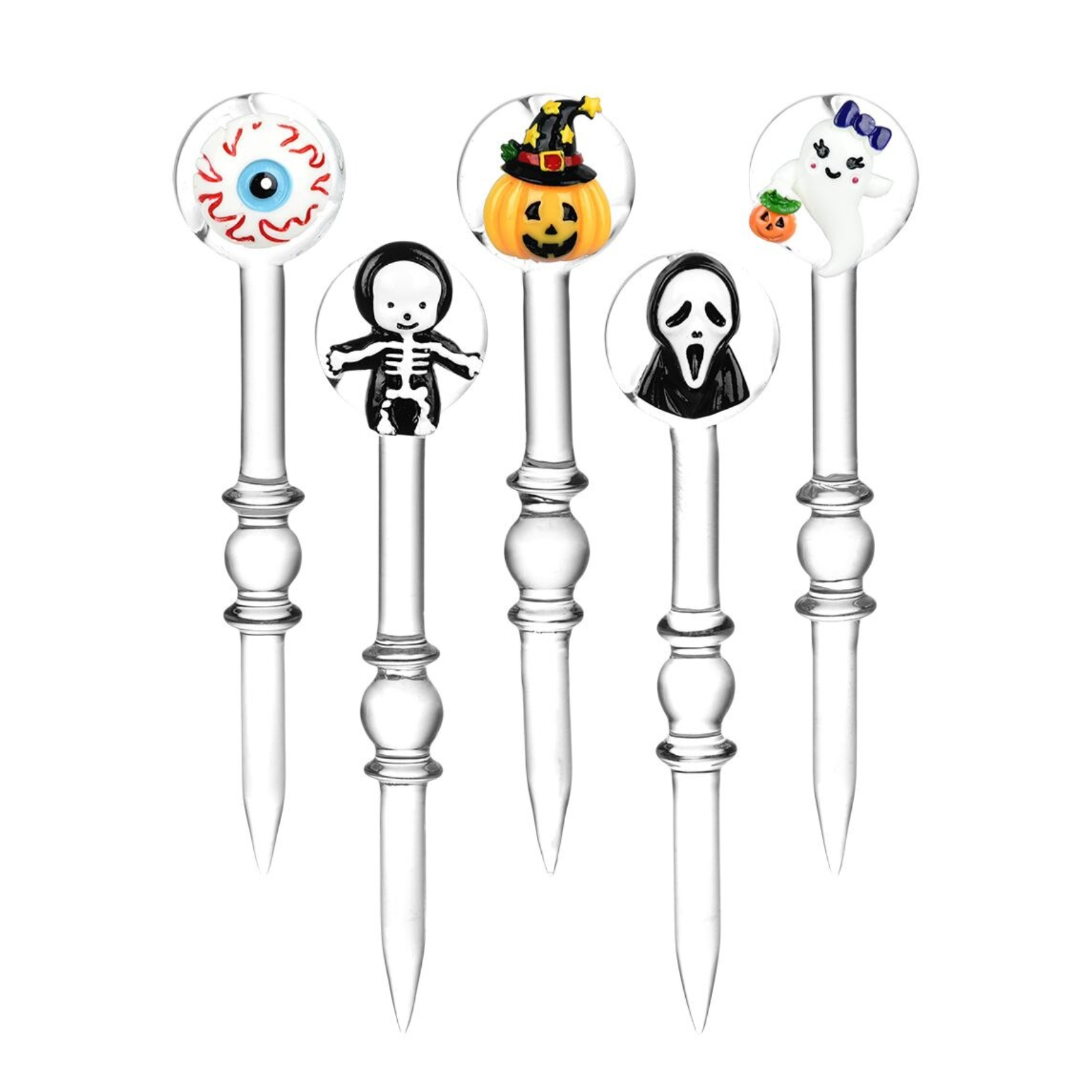 Photograph of product: Dab Tools | Halloween Assortment 2-in-1 Dab Tool w/ Carb Cap | AFG