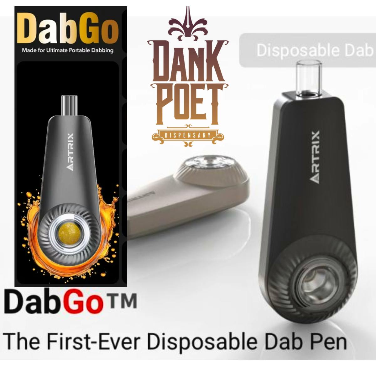 Photograph of product: DabGo .5g Rosin Disposable Dab - Grilled Peaches