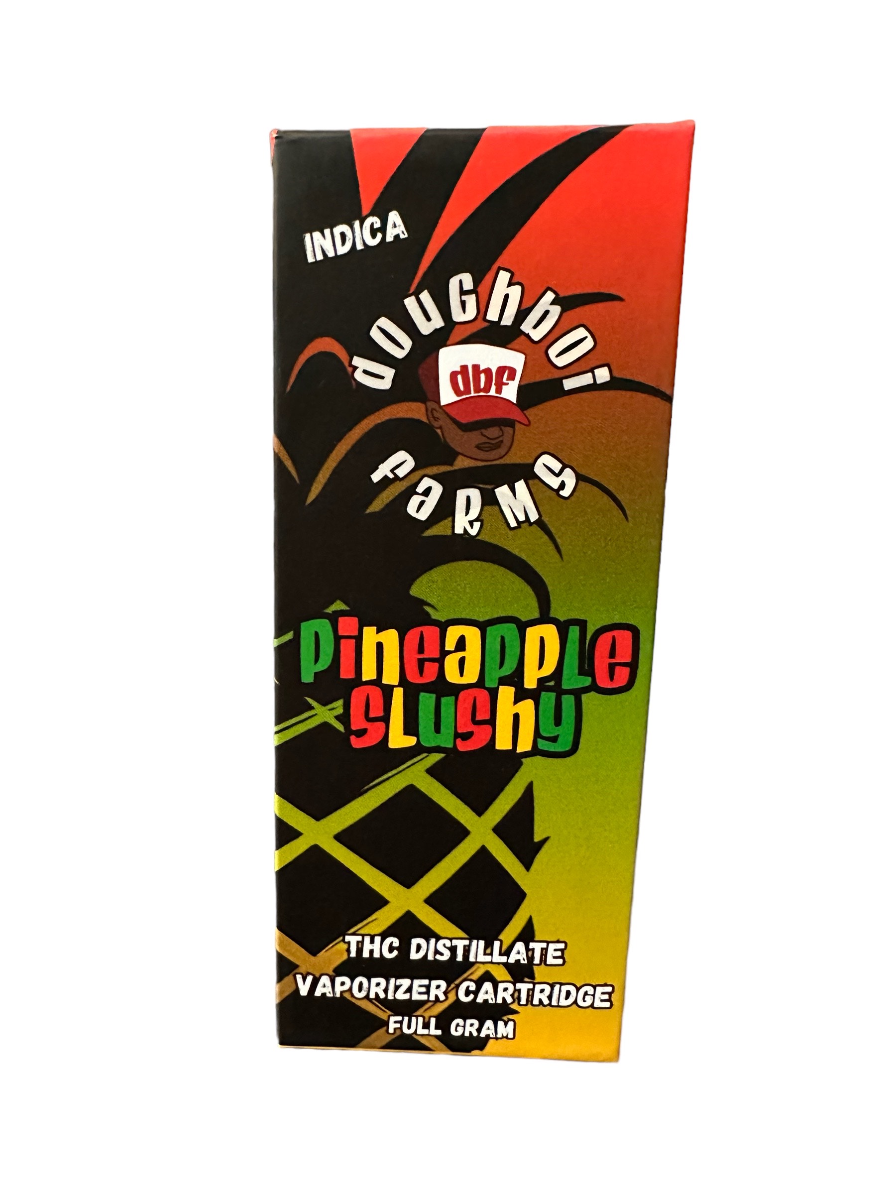 Photograph of Product: Doughboi Farms - Pineapple Slushy - Vape Cart
