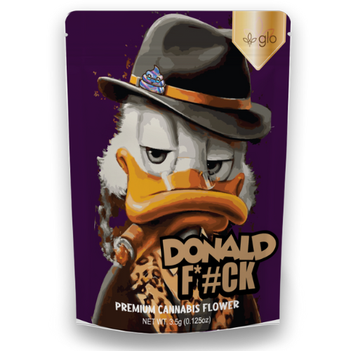 Photograph of product: Glo Farms 3.5g Donald F**k