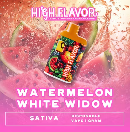 Photograph of product: Watermelon White Widow - ETOH Disposable Vape