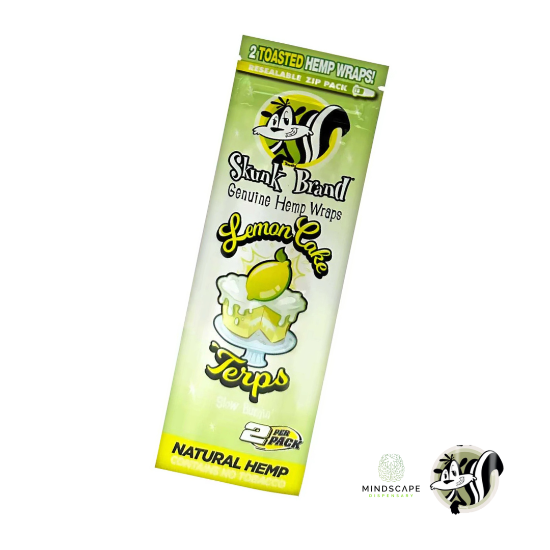 Photograph of product: SKUNK HEMP WRAPS LEMON CAKE