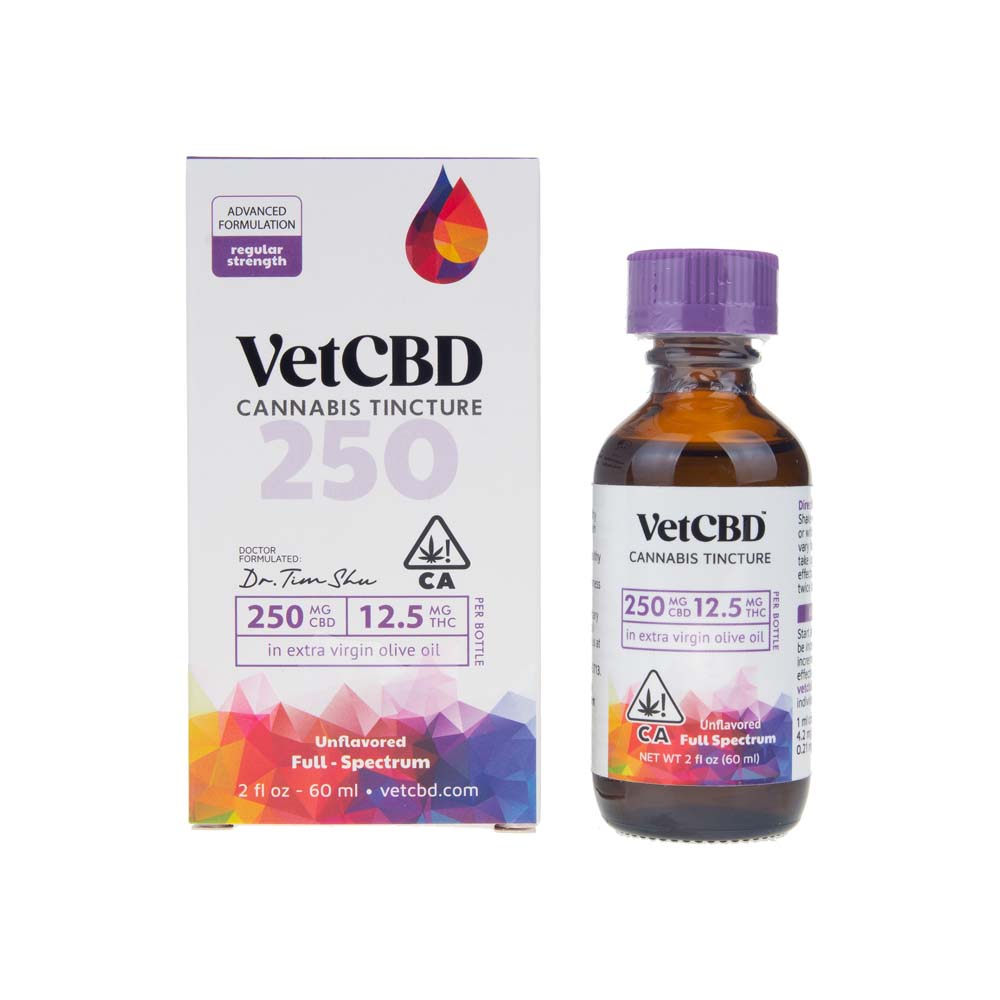 Photograph of product: Vet CBD | Regular Strength Pet Tincture  (20:1 CBD:TH-oui - 262mg Total)
