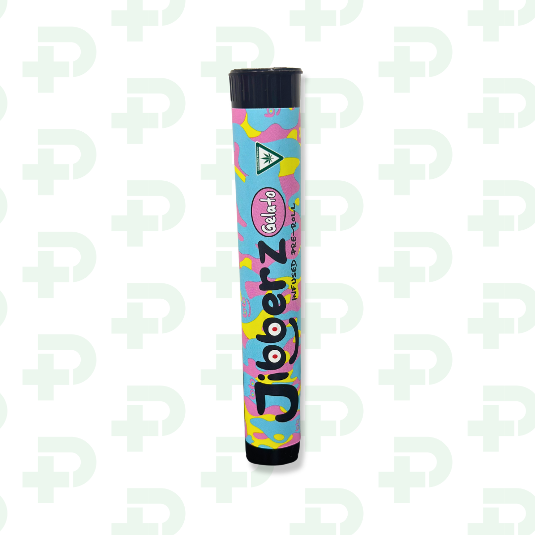 Photograph of product: Jibberz Infused Preroll - Gelato