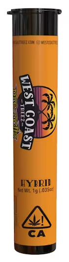 Photograph of product: 1g Newport Nirvana Preroll - West Coast Treez