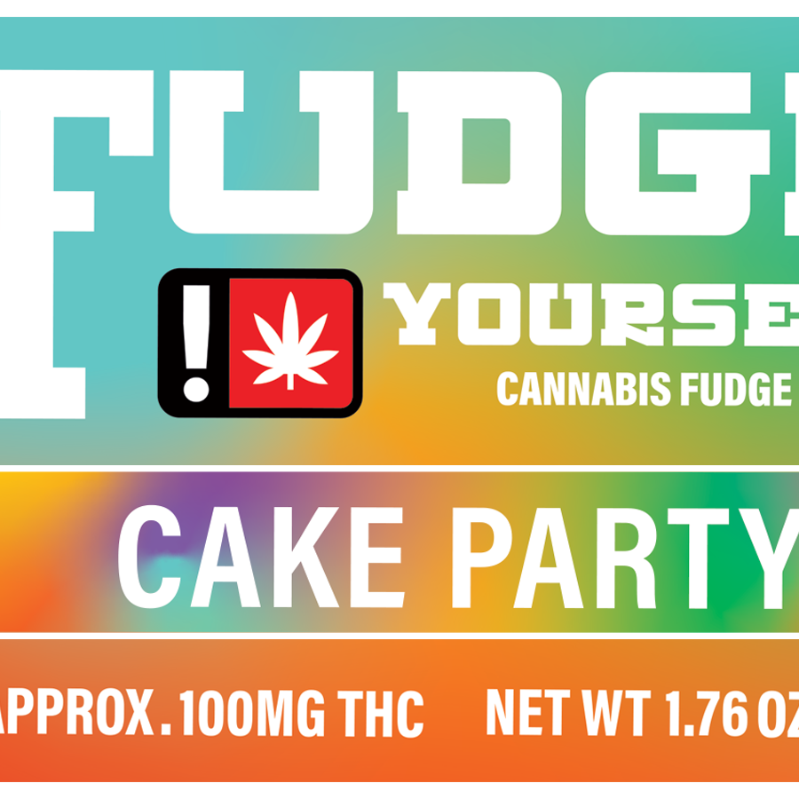 Photograph of product: fudge LMJ Cake Party 100mg TH-oui