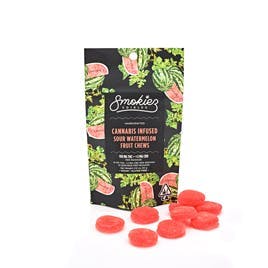 Photograph of product: Sour Watermelon | 100mg TH-oui Fruit Chews