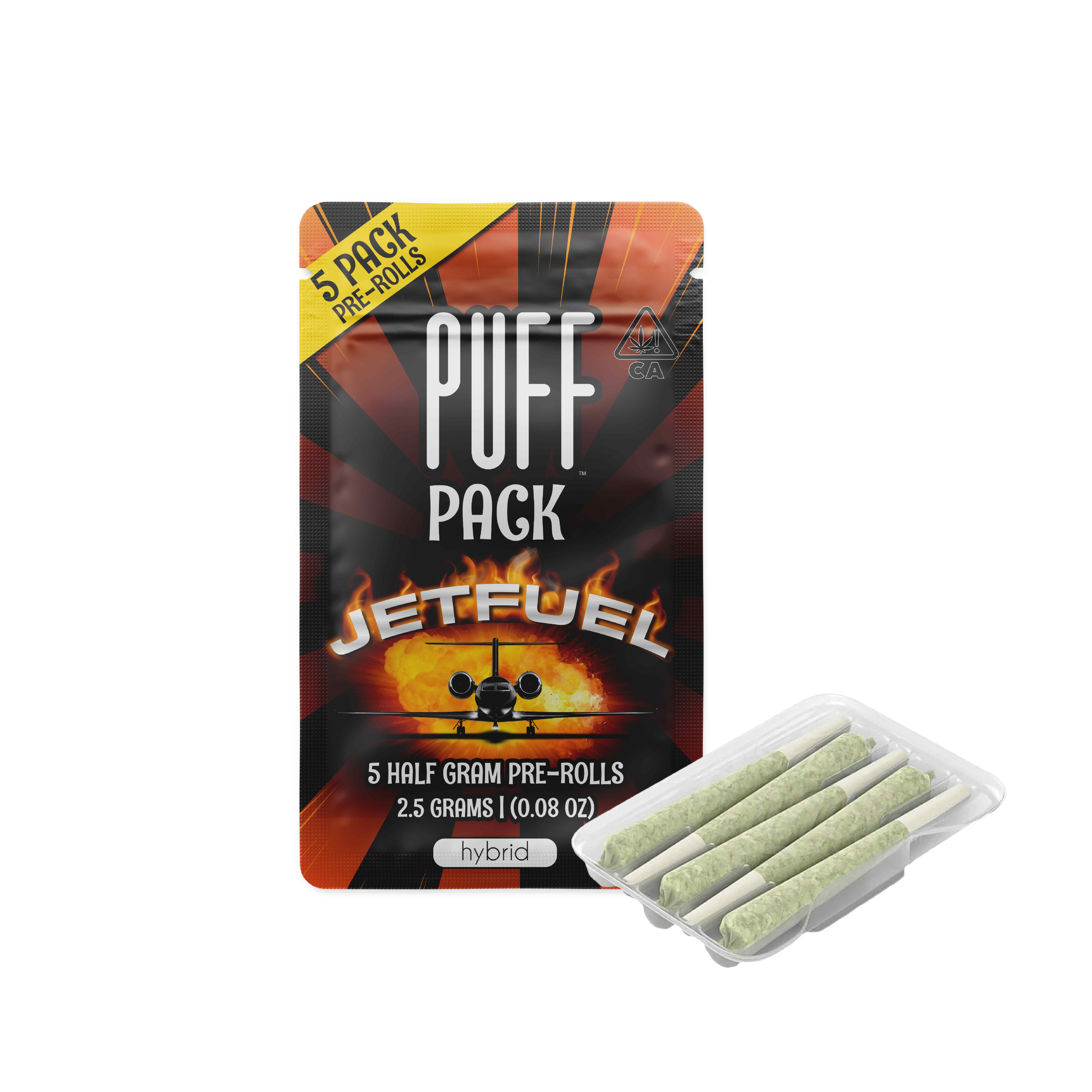 Photograph of product: 479 Puff 5 pk Preroll - Jetfuel