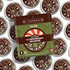 Photograph of product: Brownie Peppermint 1:1 TH-oui:CBN (Happy Kitchen)