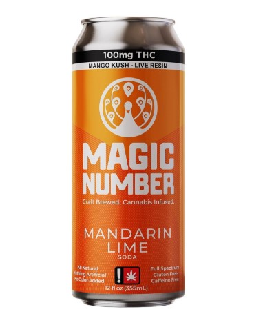 Photograph of product: Infused Soda | Mandarin Lime | 10mg