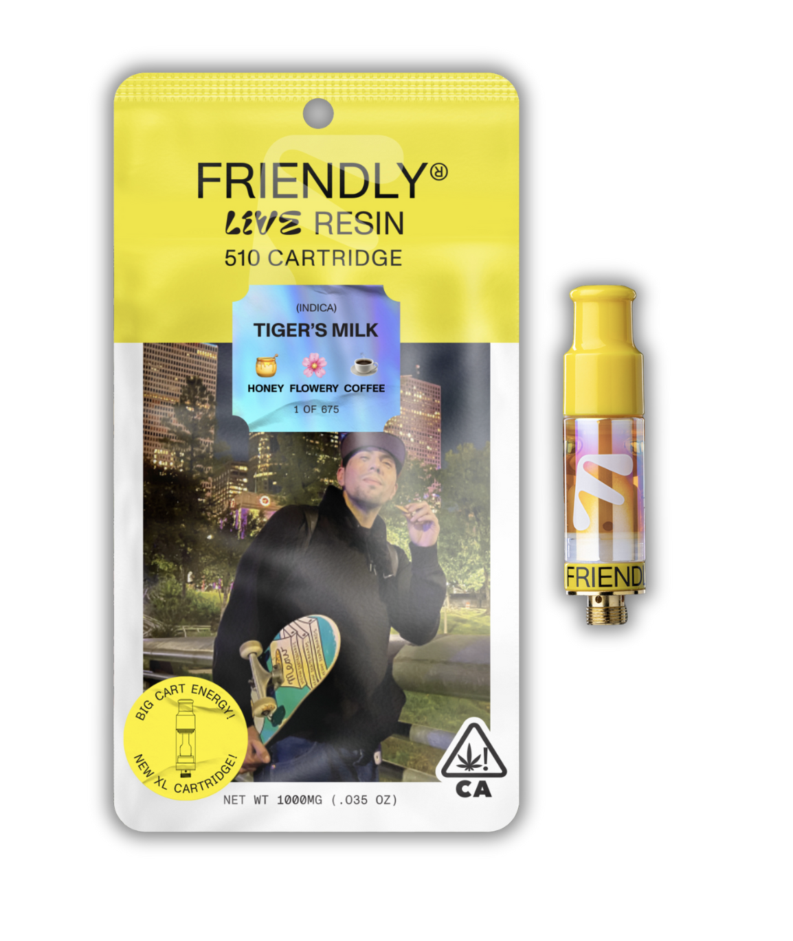 Photograph of product: Live Resin Cartridge | Tiger's Milk