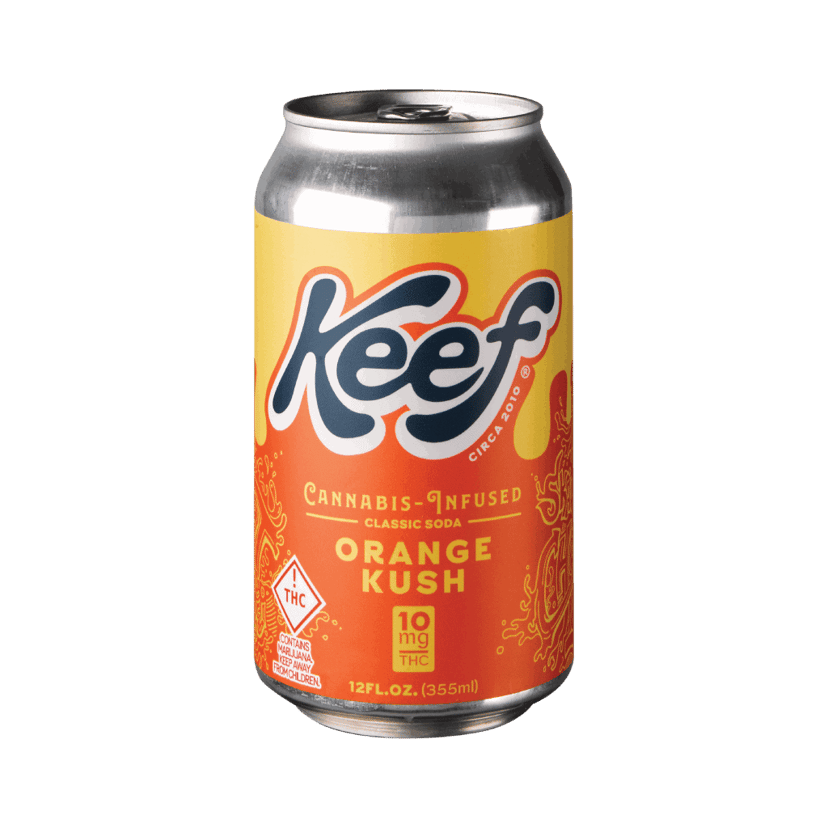 Photograph of product: Keef Drink (10mg) Orange Kush
