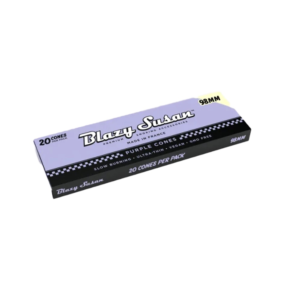 Photograph of product: Blazy Susan | Cones | Purple | 98mm | 20pk