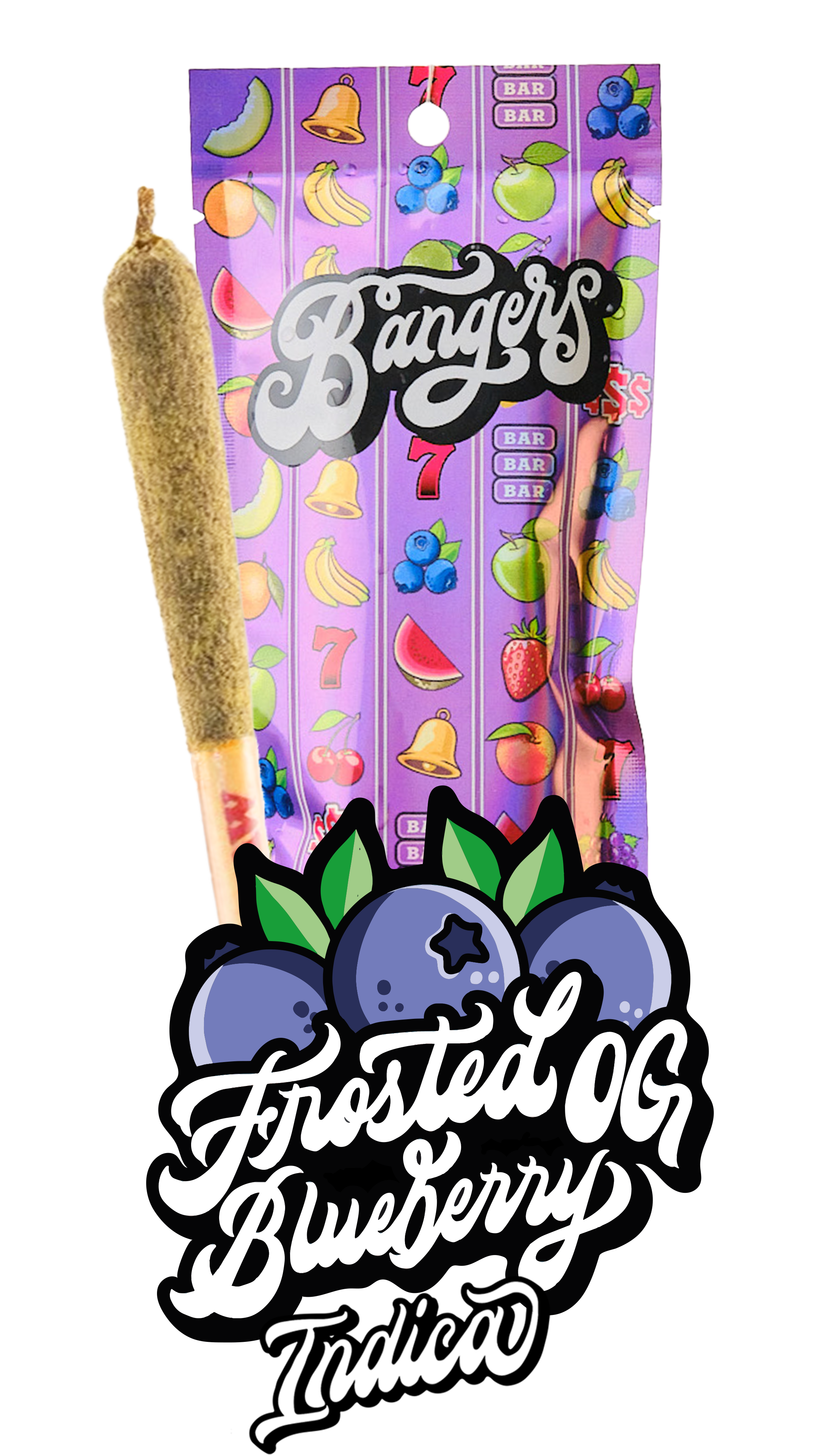 Photograph of product: FROSTED BLUEBERRY (2 X .6G) PR