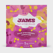 Photograph of product: Sour Strawberry Lemonade | 100MG | 20PK | Fast Acting Jellies | Jams
