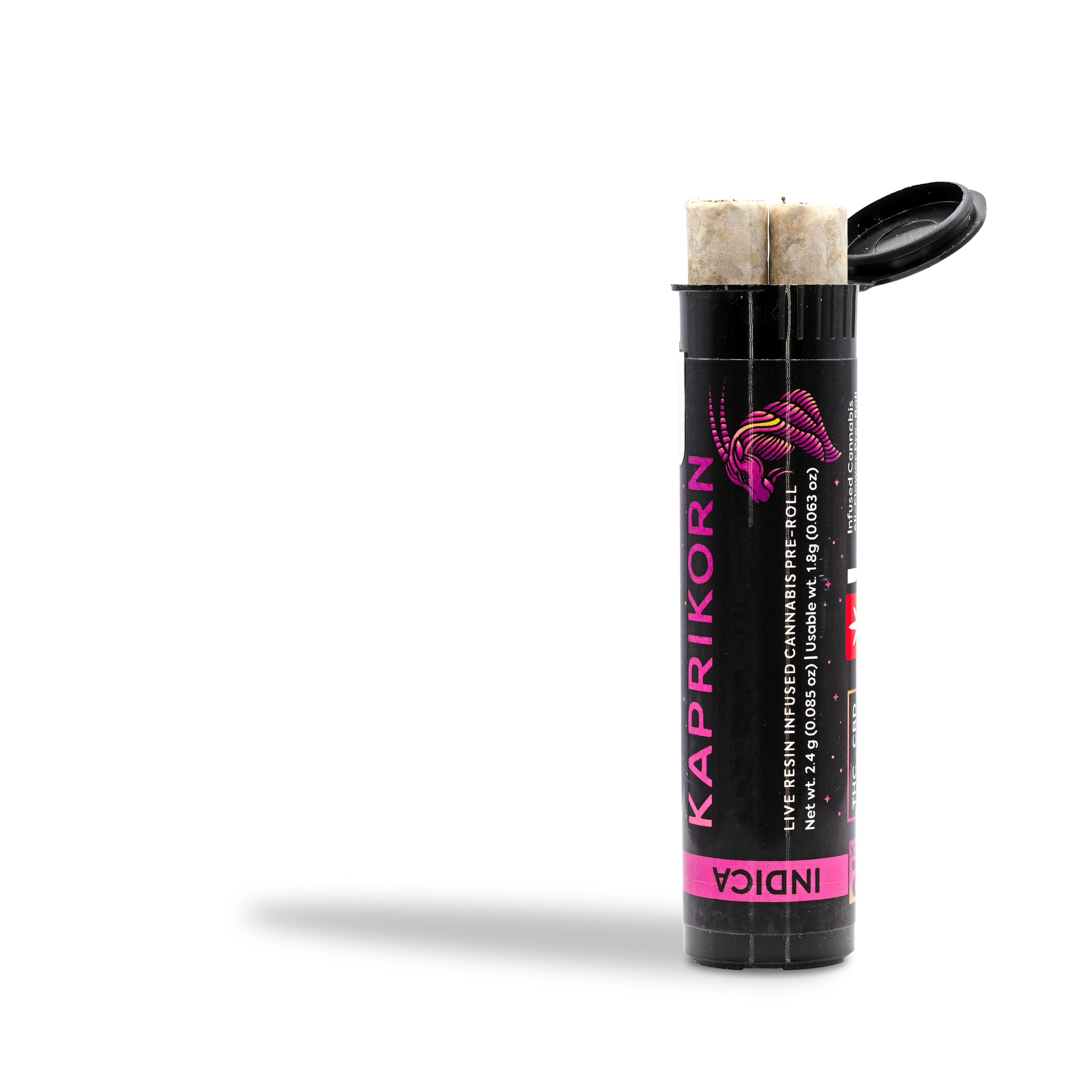 Photograph of product: Kaprikorn - Mule Fuel LR Infused Pre-Roll 2pk - 1.8g