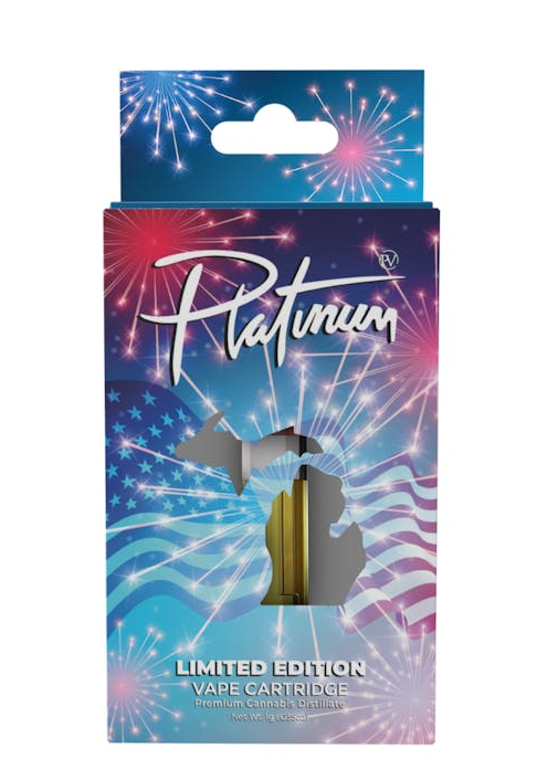 Photograph of product: Platinum Vape | Tropical Tariff 1g Cartridge