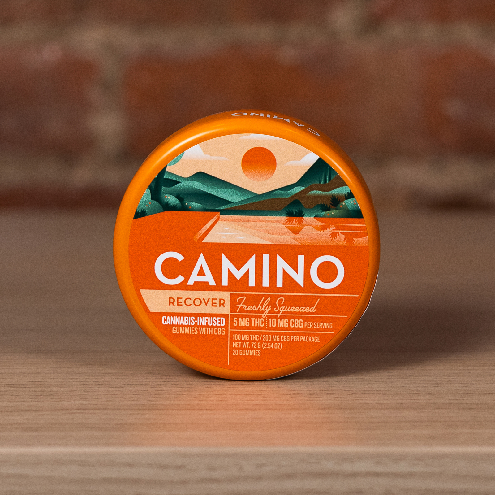 Photograph of product: CAMINO - GUMMIES - FRESHLY SQUEEZED - 20PK - 100MG