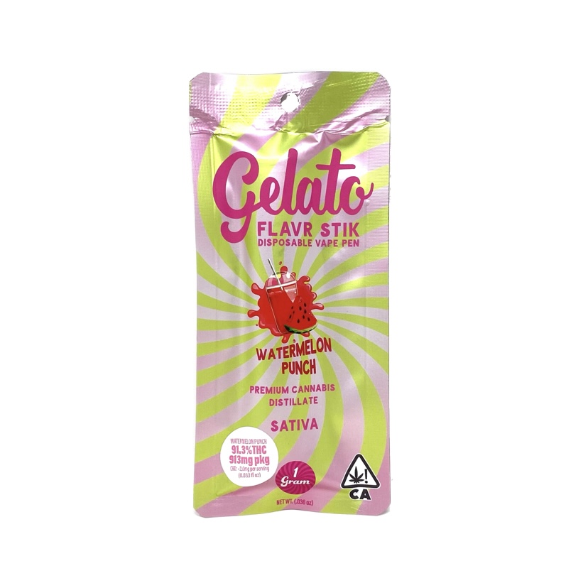 Photograph of product: Gelato | Watermelon Punch Disposable
