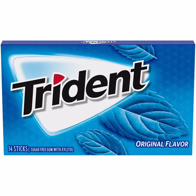 Photograph of product: Trident - Sugar Free Gum - Original