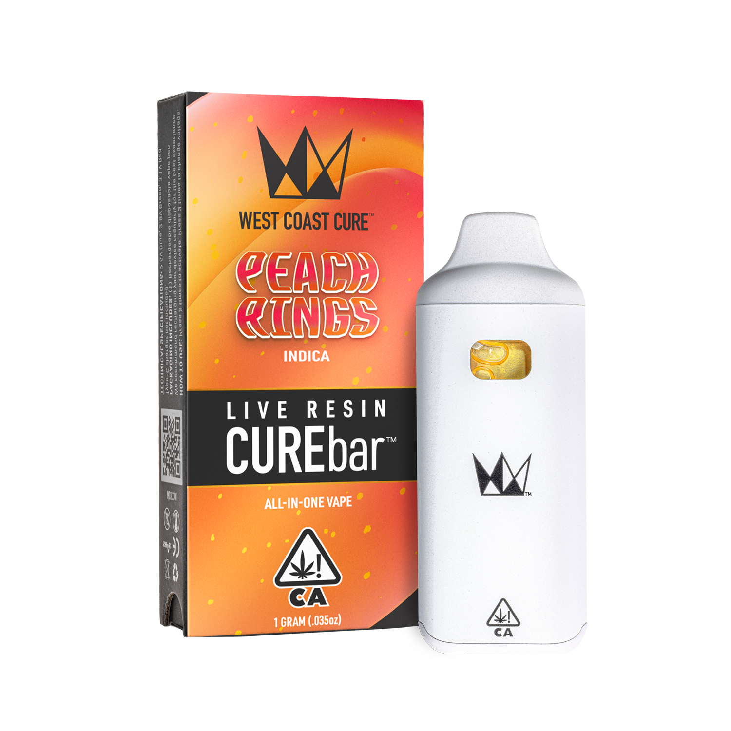 Photograph of product: Live Resin All-In-One Vape | Vanilla Oranges