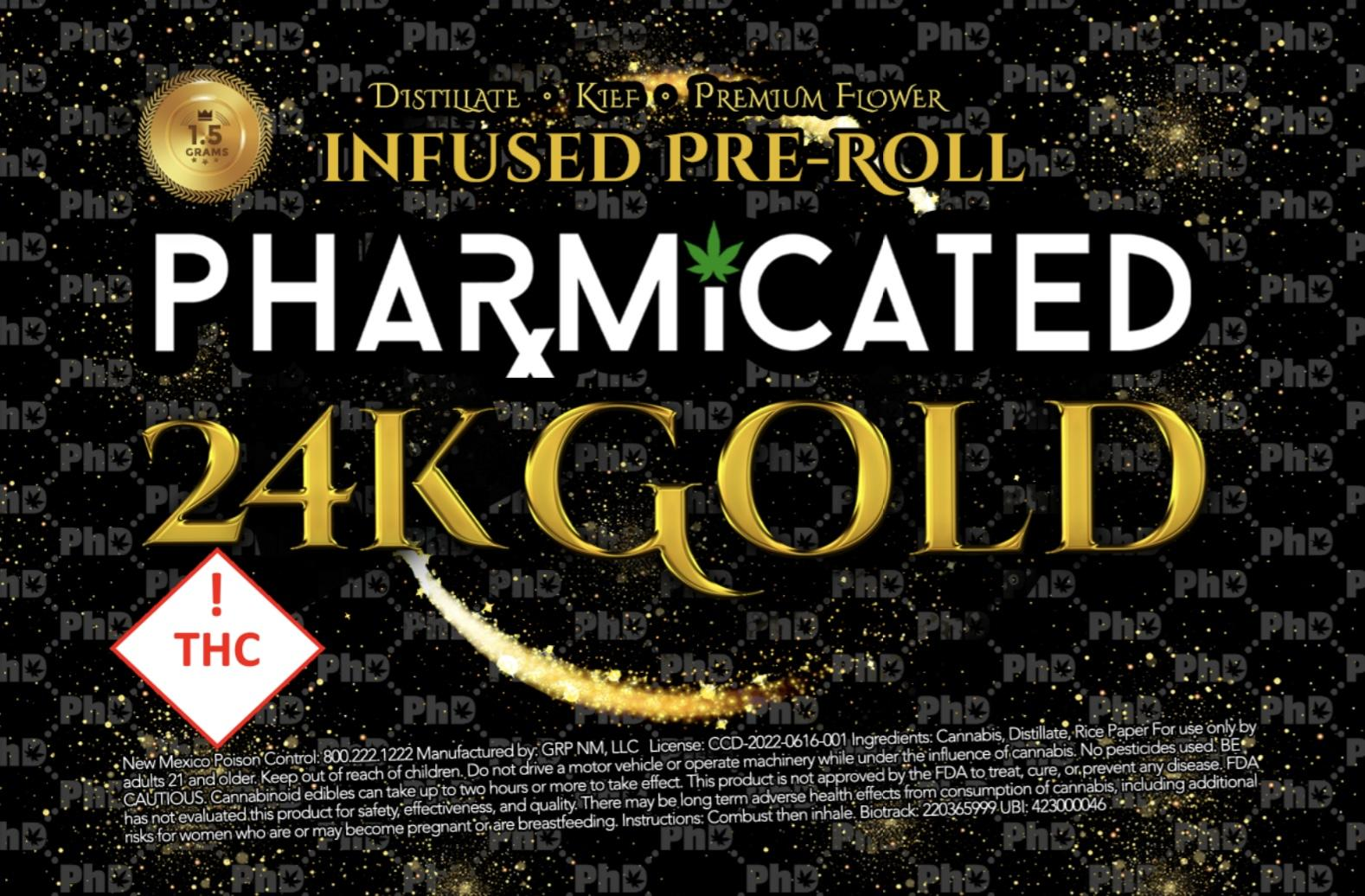 Photograph of product: PhD - Infused Preroll 1.5g - Wedding Punch (H)