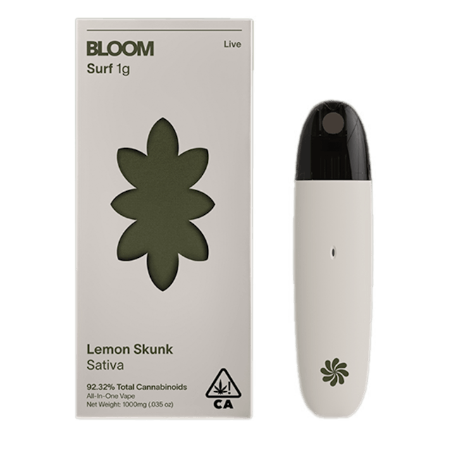 Photograph of product: Lemon Skunk Live Resin Disposable 1g - 