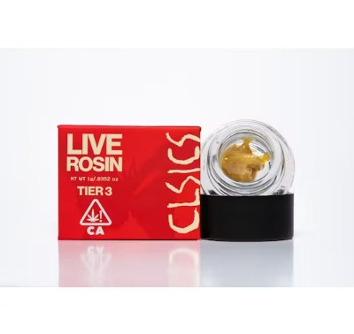 Photograph of product: CLSICS | BLAZE (S) | 1G | TIER 3 LIVE ROSIN