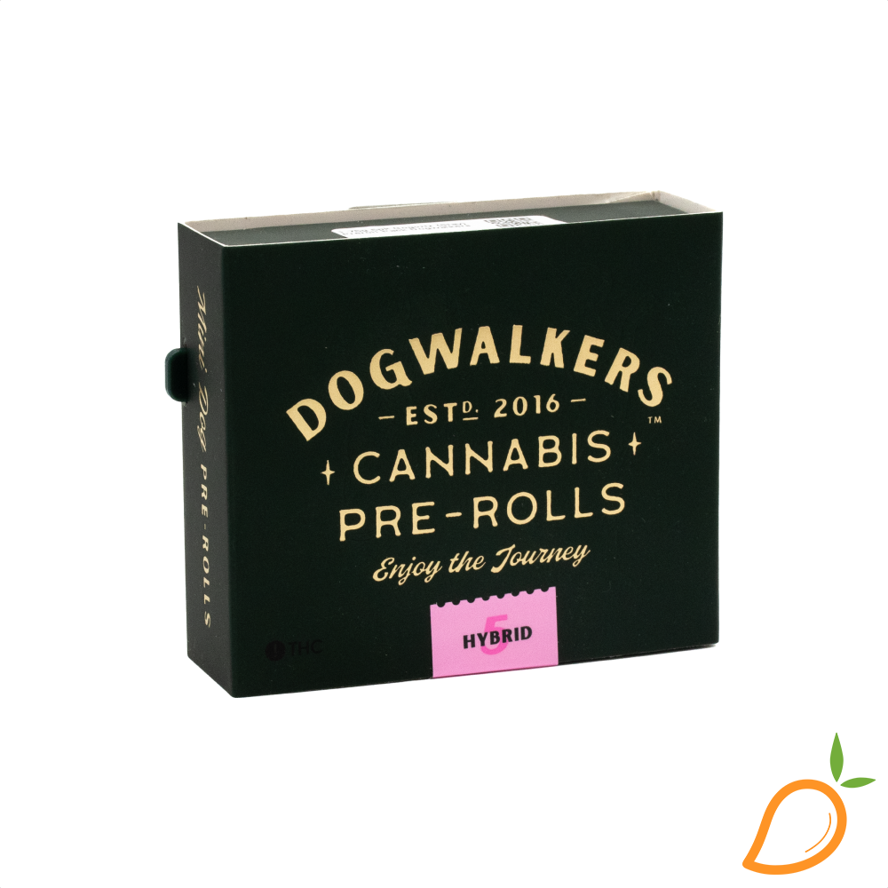 Photograph of product: 1.75g 5pk Rainbow Zlushie (Stay) Preroll Pack Dogwalkers