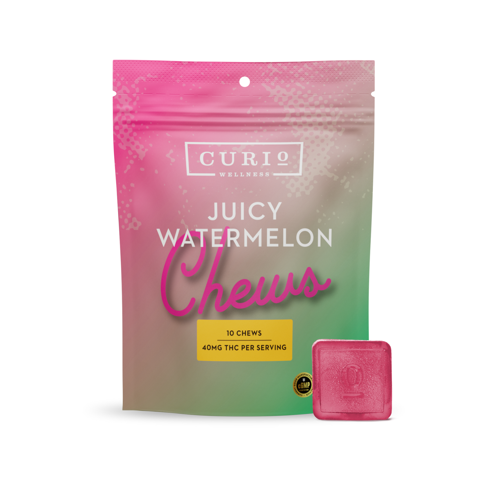 Photograph of product: Juicy Watermelon Chews | 40mg