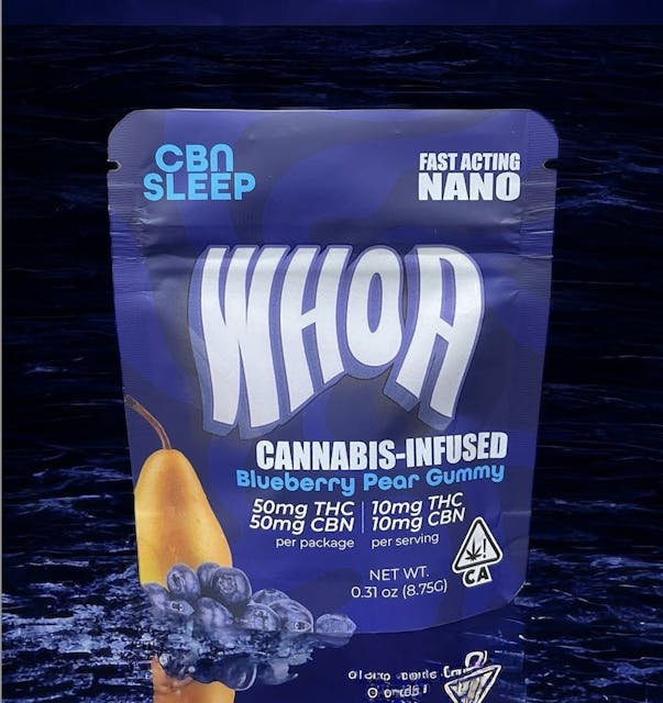 Photograph of product: Blueberry Pear CBN | 100mg Gummy