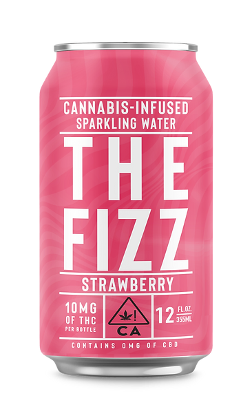 Photograph of product: THE FIZZ STRAWBERRY SPARKLING WATER - 100 MG