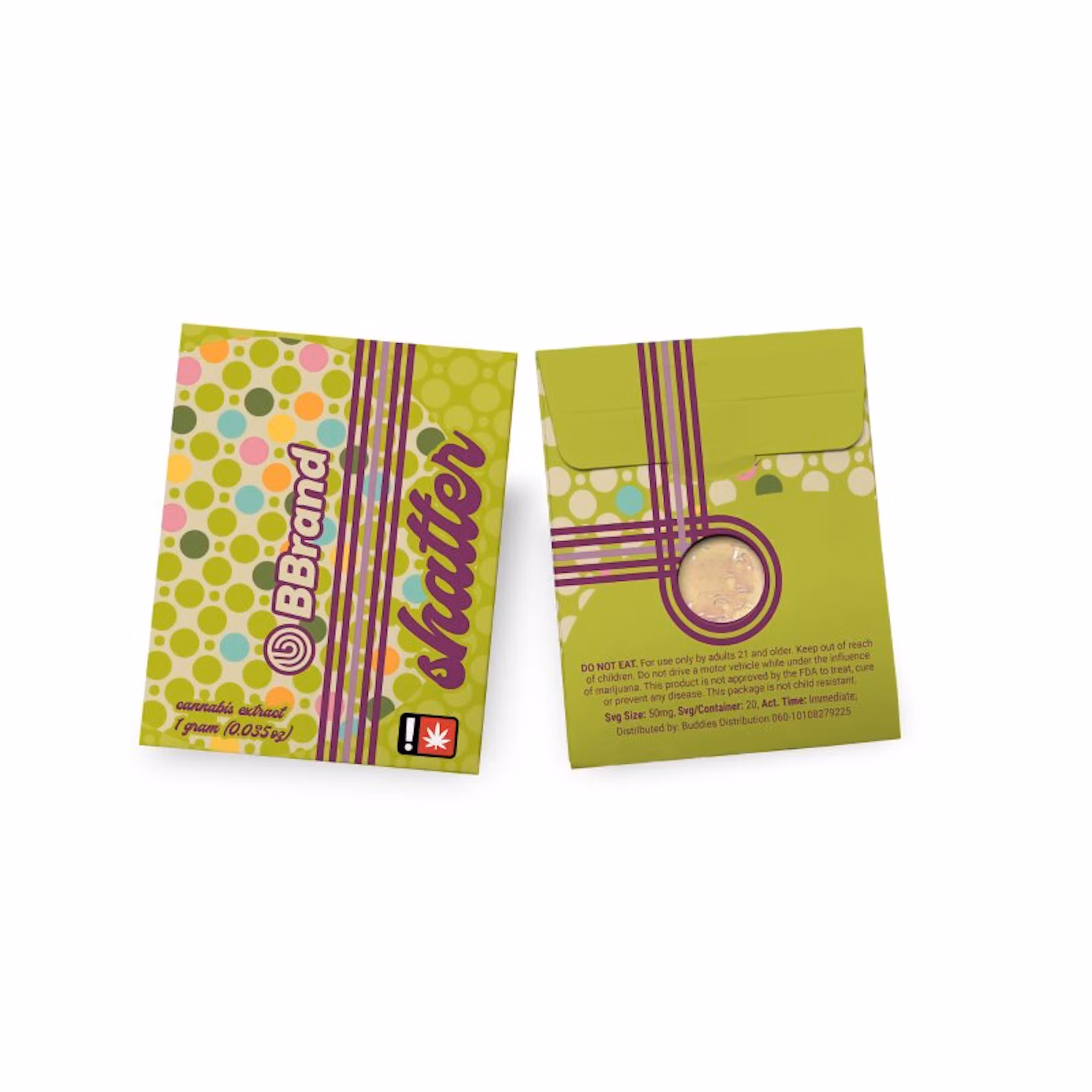 Photograph of product: Hood Kush - Shatter - BBrand