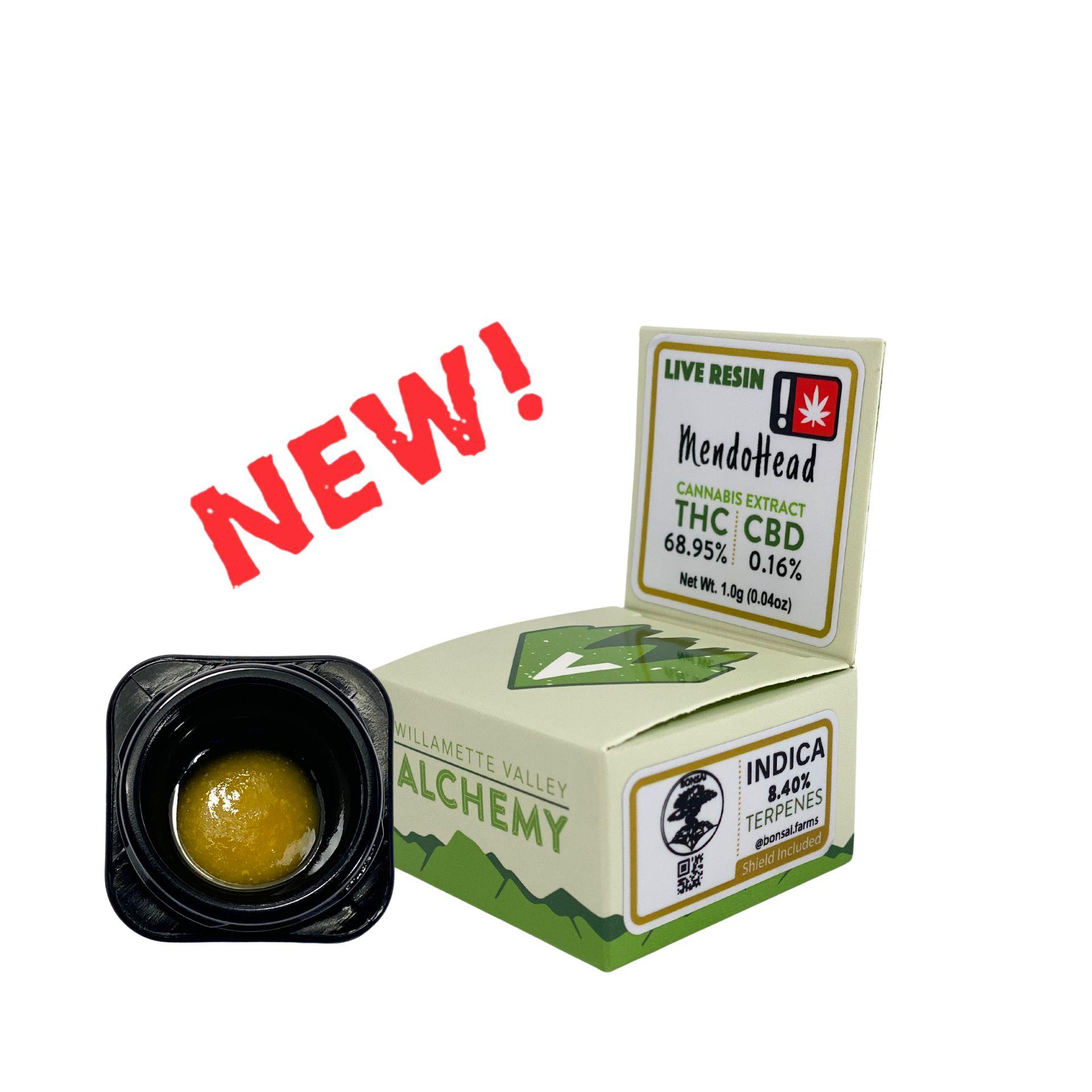 Photograph of product: Willamette Valley Alchemy - Live Resin - Mendo Head