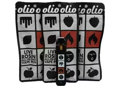 Photograph of product: Olio | GMO | Live Rosin AIO Disposable | 0.5g