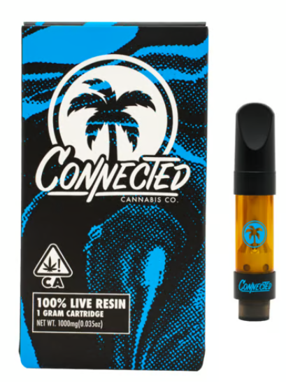 Photograph of product: CONNECTED BISCOTTI 1G LIVE RESIN CART