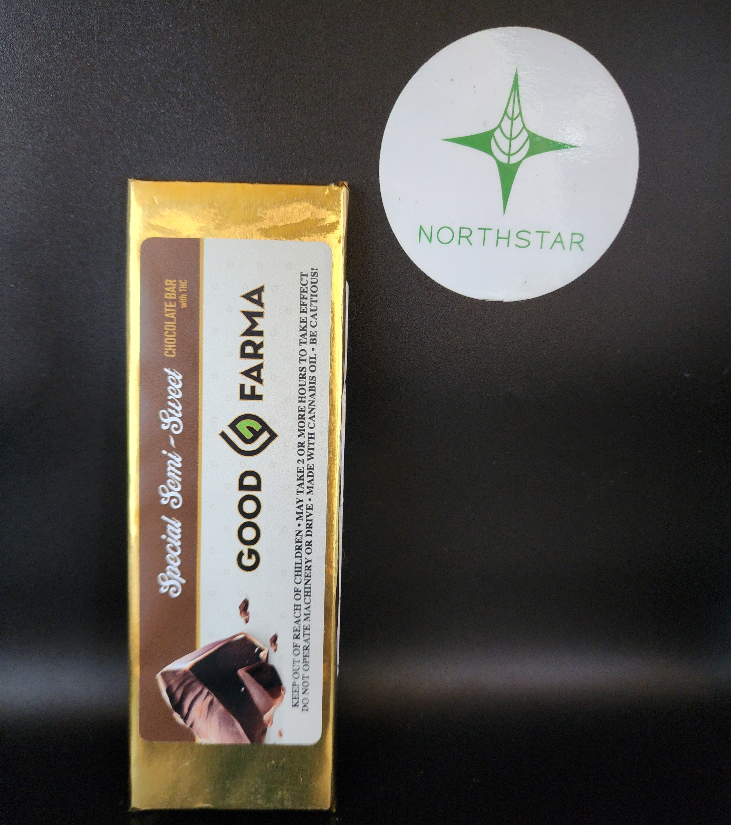 Photograph of product: 100mg Original Chocolate Bar - Good Farma