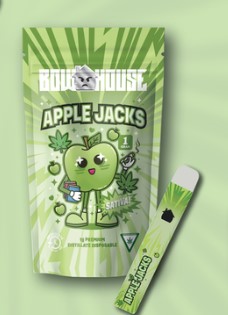 Photograph of product: Apple Jacks Disposable Vape by Bow House