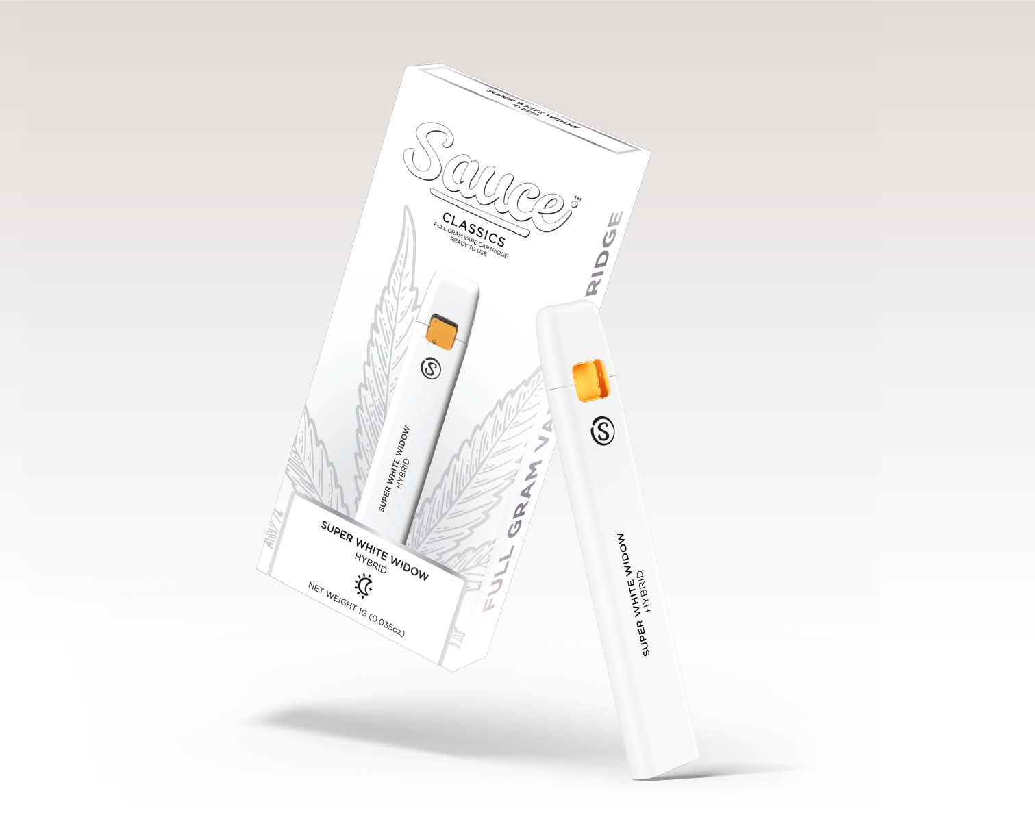 Photograph of product: Sauce Classics - Super White Widow Hybrid - Disposable