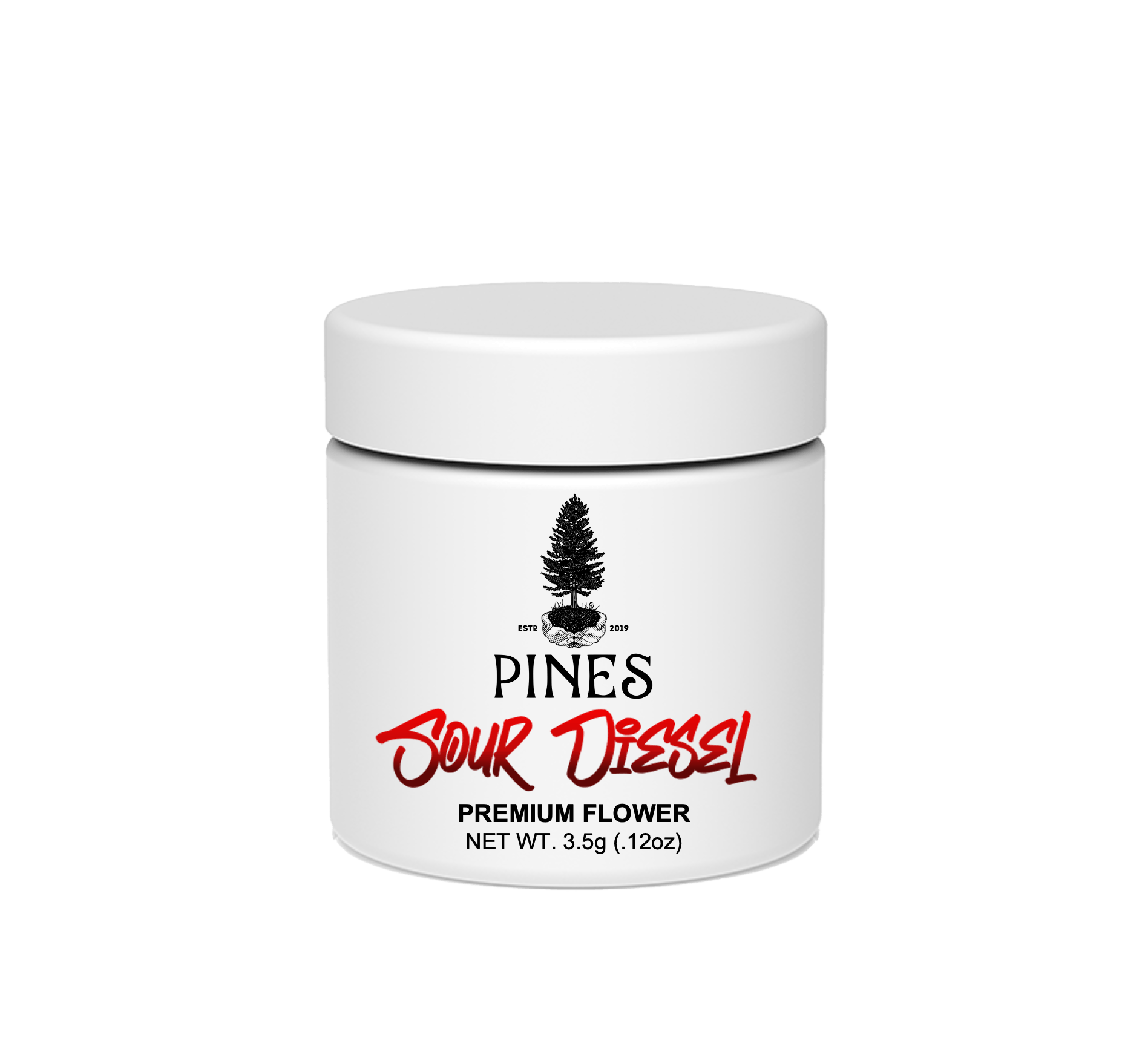 Photograph of product: Pines - Super Sour Diesel - 3.5g