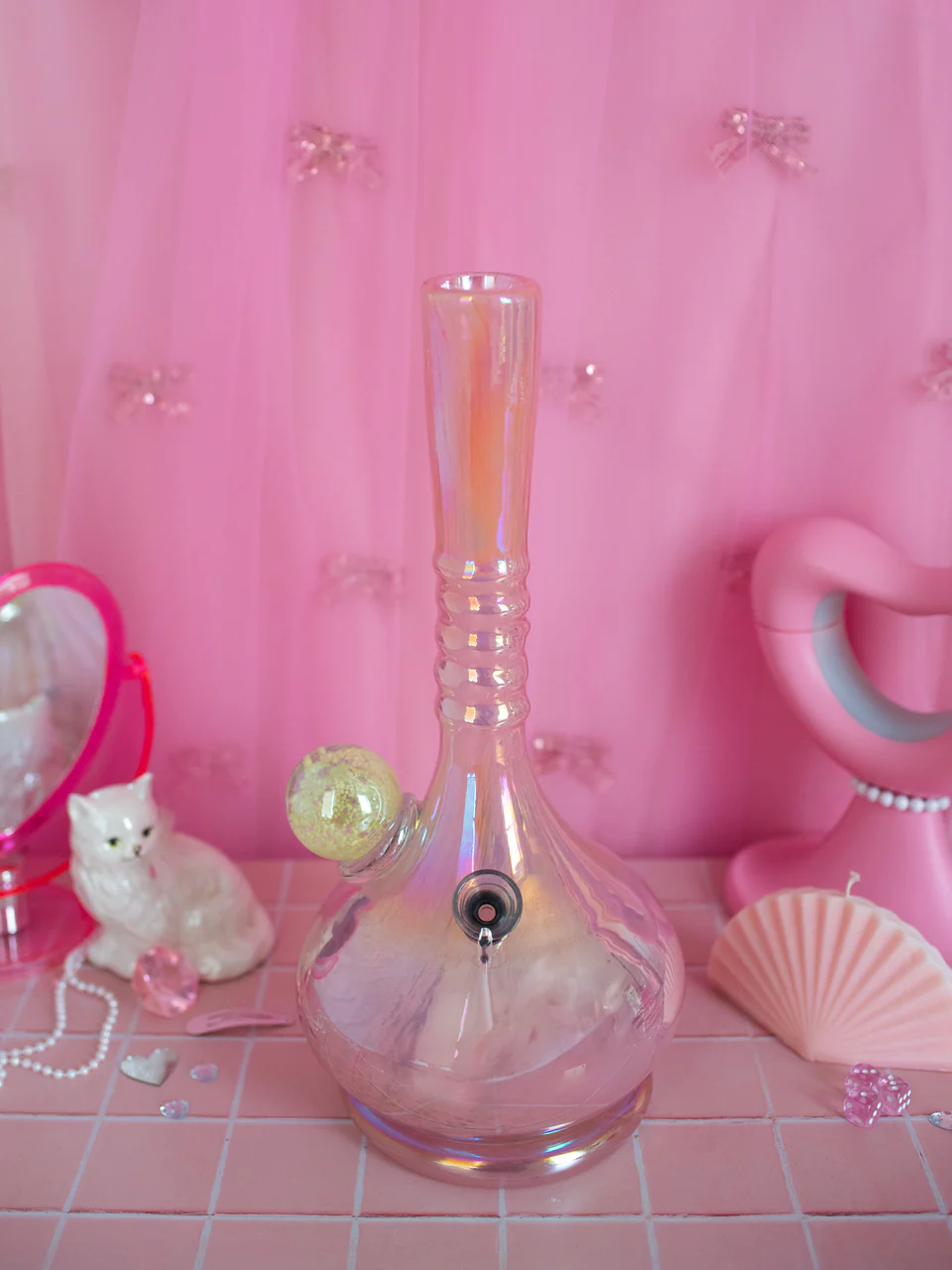 Photograph of product: PureTonic | Pink Aura Bong- $85