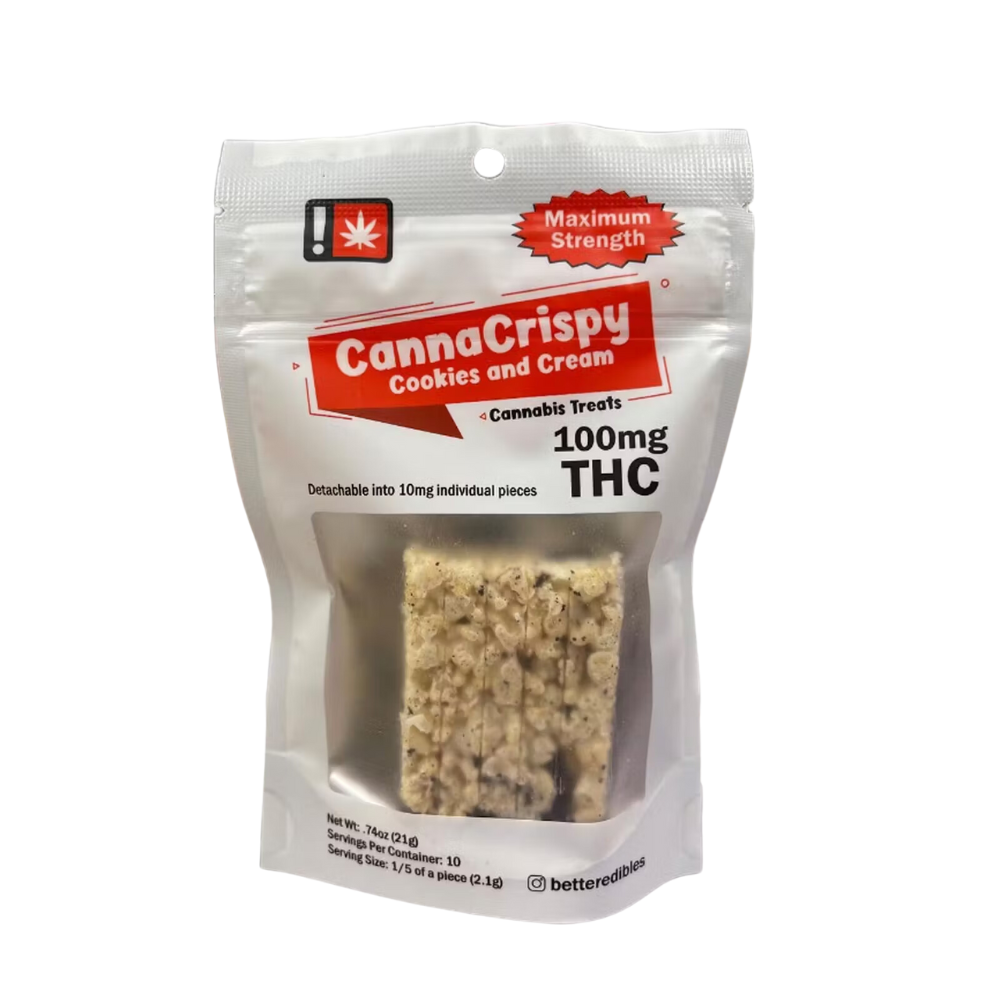 Photograph of product: CannaCrispy | Cookies & Cream | Oui'd*