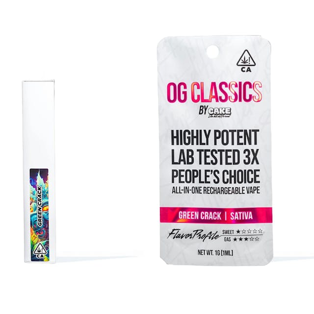 Photograph of product: Green Crack | 1G AIO - 