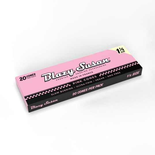 Photograph of product: Blazy Susan | Cones | Purple Paper | 20pk | 1 1-4