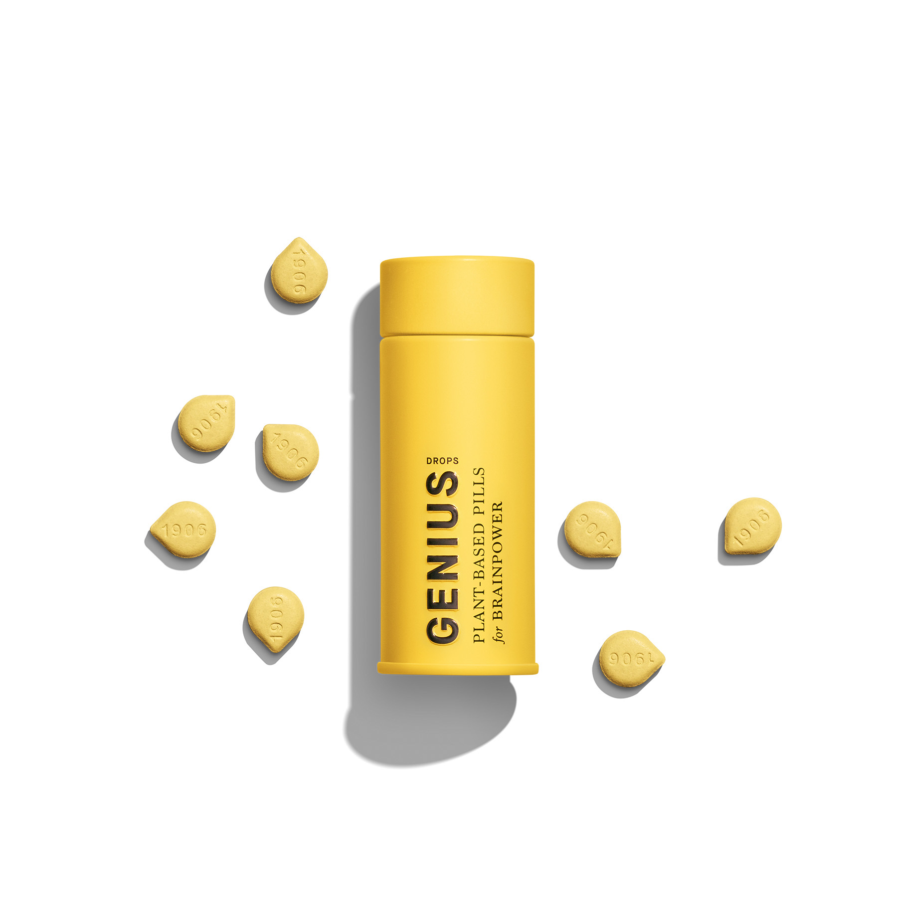 Photograph of product: 1906 | Genius Tablets | 1.25 CBD : 1 TH-oui | 25pk/50mg