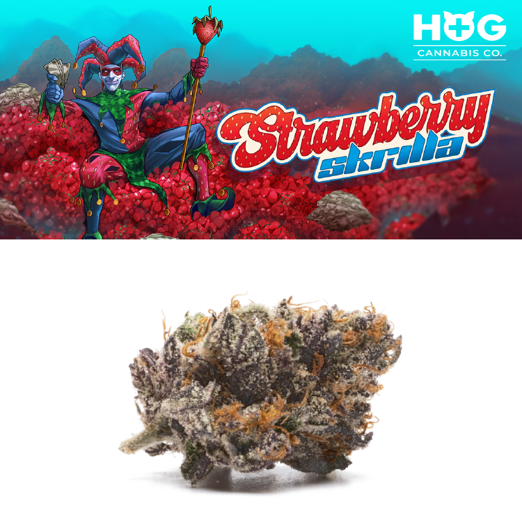 Photograph of product: Strawberry Skrilla Flower - Prepackaged - 3.5g