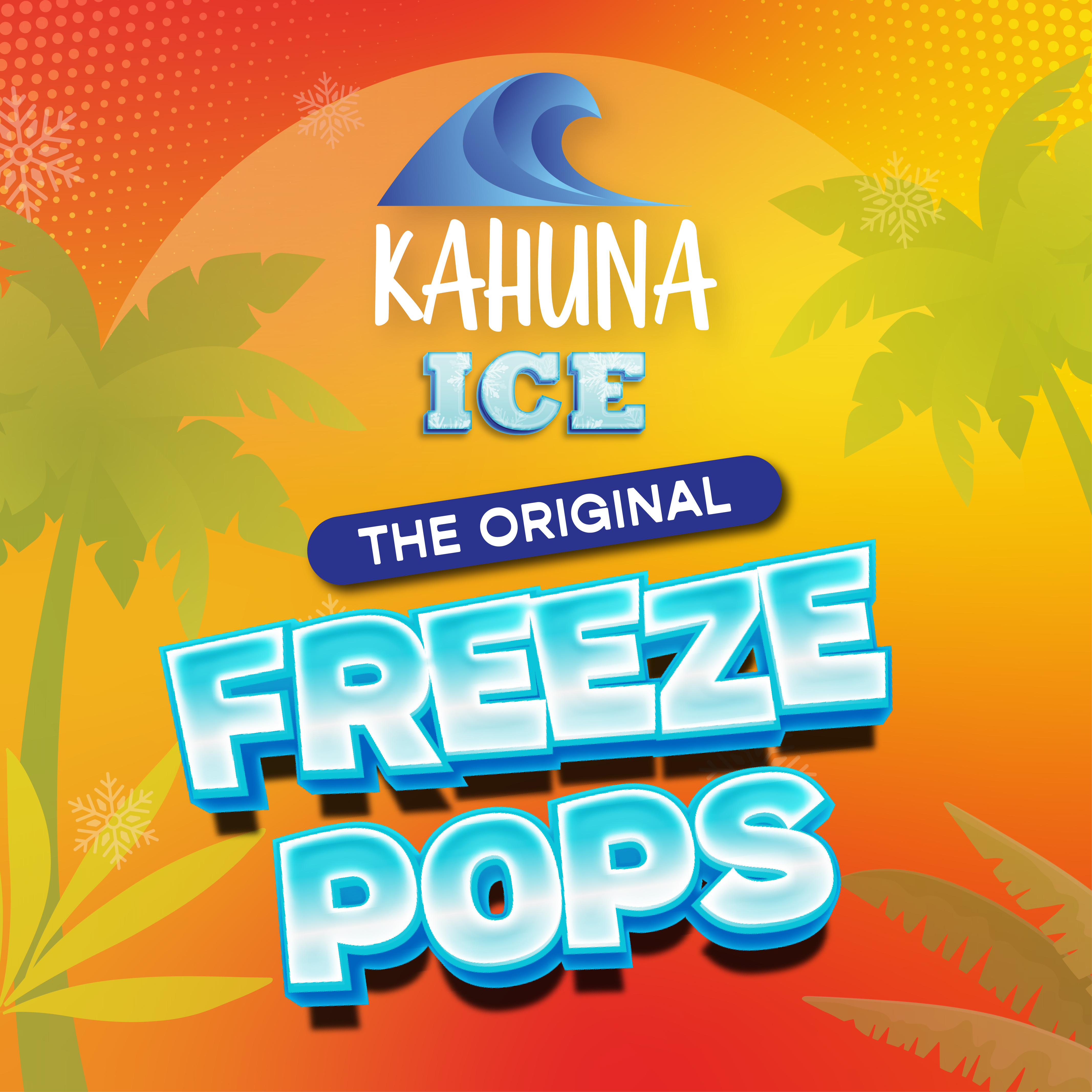 Photograph of product: Kahuna Freeze Pops- 10 Pack 100mg