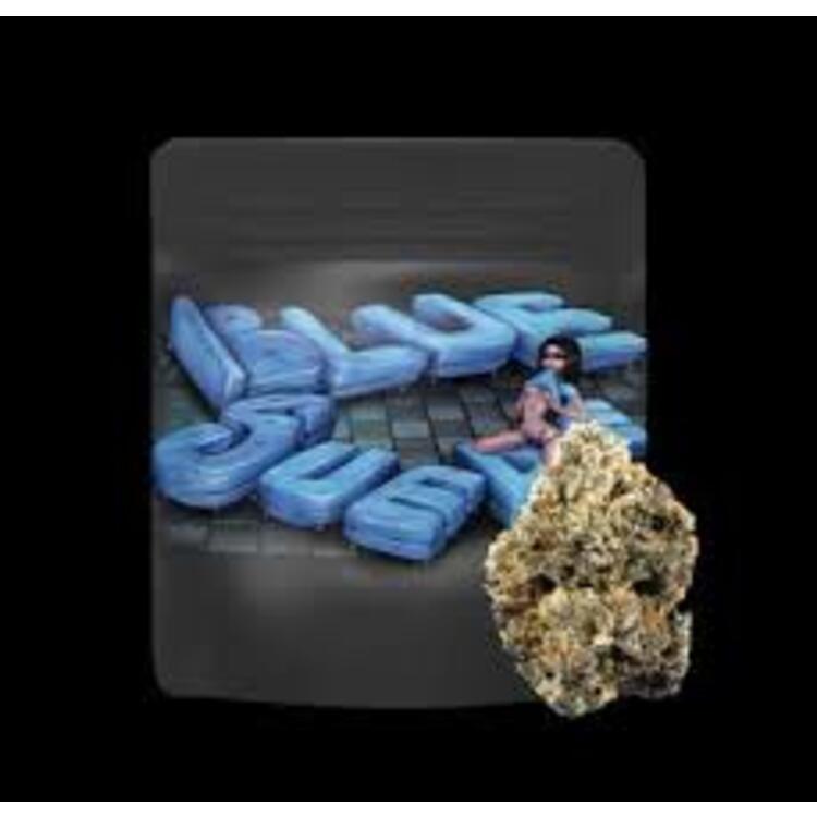 Photograph of product: Cookies - Blue Suede Flower - 3.5g